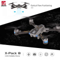 Attop 720P wide angle Wifi Camera Foldable Drone Altitude Hold Optical Flow Positioning Quadcopter AR game mode SJY-X-Pack8